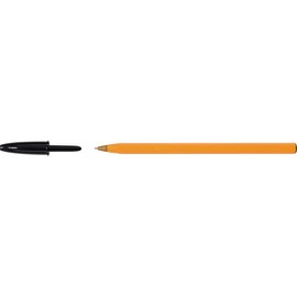 BIC 1199110114 - Bic Orange Ball Pen Fine Black 1199110114 - (PK20)