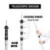 Telescoping Tarp Poles Adjustable Camping Tent Poles Portable Lightweight Aluminum