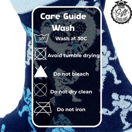 Padel Club Pickleball Socks - Funny Sports Gift for Men and women - 1 Pair, Navy Blue, Size 4-7 UK - Fun Novelty Padel Socks