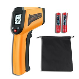 Infrared Thermometer Cooking Digital Thermometer Cooking Thermometer Industrial Thermometer Thermometer Digital Kohakoha (Orange)