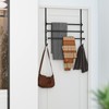 Over The Door Towel Rack, Extendable Triple Towel Storage Holder