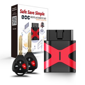 2 Programmable Keyfob Scanner Tool, Replacement Car Keys Fob and DIY Programmer Kit for 2007 2008 2009 2010 Toyota RAV4 Camry Yaris HYQ12BBY 4D67 Chip;