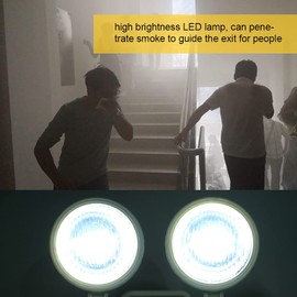 Ejoyous LED Emergency Light Power Failure, Safety Lighting Emergency Lighting Stair Lighting Emergency Exit Orientation Light Escape Way Light Emergency Light for Hallway Stairs Escape Route Emergency