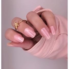 Zaubernägel4Home - UV Wraps, UV Nail Foils, Gel Nail Wraps, Semi-Cured Gel Nails Pearly Rose