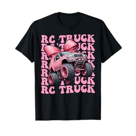 Coquette Bow Rc Truck RC Racing Girl Mom Mama Mother's Day T-Shirt