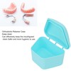 ANGGREK Retainer Case, Trapezoid Retainer Case Travel Portable Denture Storage