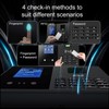 JIAN BOLAND Time Clock-Time Clocks for Employees Small Business-Badges& Fingerprint