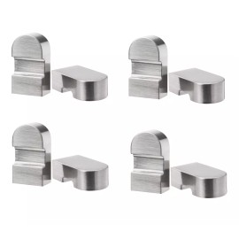 IKEA Lot of 4 IKEA ORRNAS 8 Knob Stainless Steel  11/16" 302.361.53