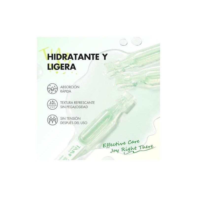 Sérum Facial Hidratante con Tea Tree, Fórmula Ligera y Suave
