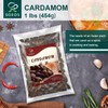 Soeos Chinese Cardamom Seeds, Amomum Tsaoko, Caoguo, 1lb