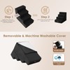 EHEYCIGA Dog Stairs for Bed 18" H, 4-Step Dog Steps