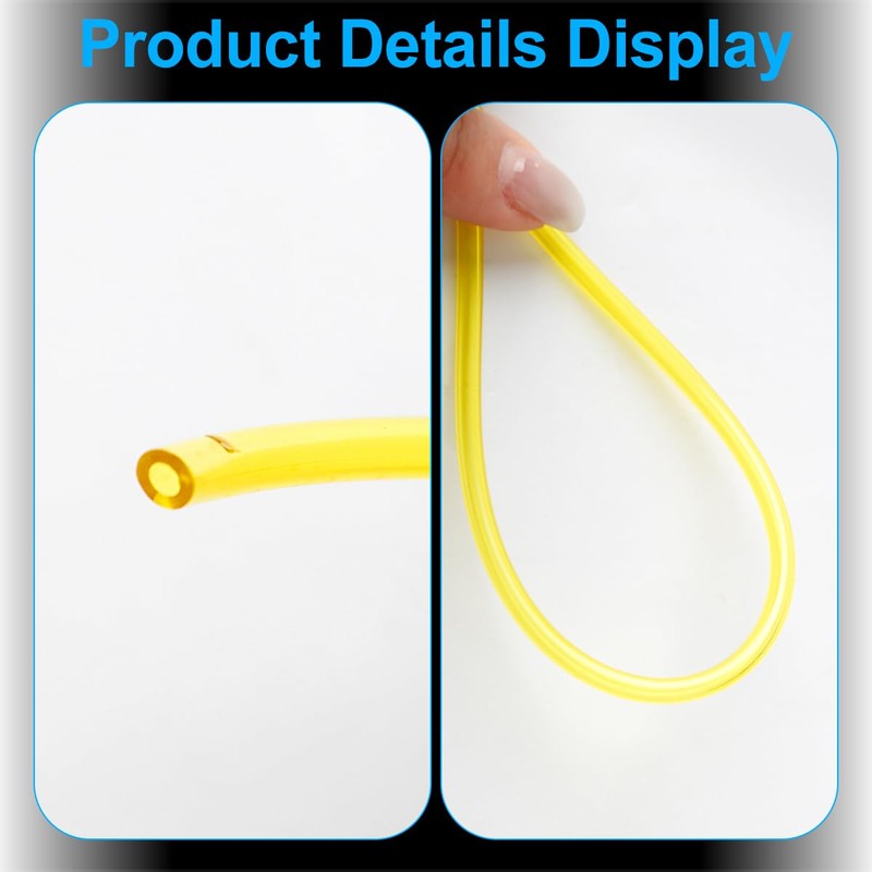 Lotsdonxia 4 Sizes Strimmer Fuel Line Kit – Replacement Hose