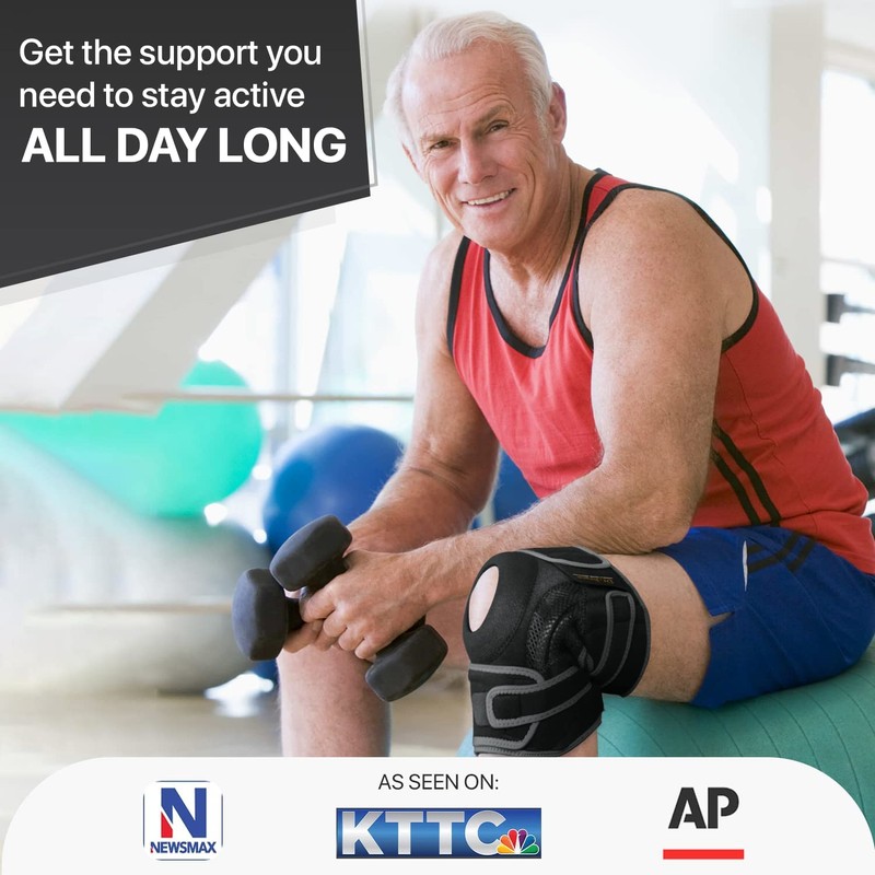 DR. BRACE ELITE Knee Brace with Side Stabilizers & Patella
