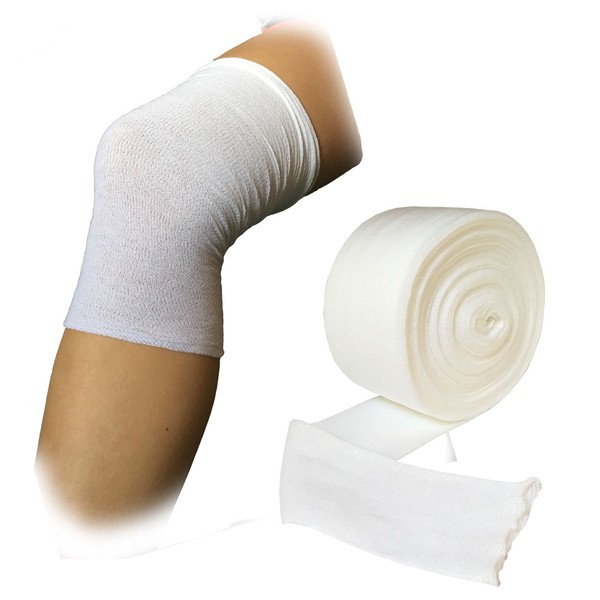 10 Meters of Sterogauze Steel Tube Infant Body and Adult Hand Arm Wrist Wound Burn Bandage Gauze 3.5 cm