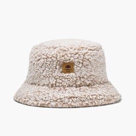 Turtle Fur Stomp Recycled Comfort Lush Fleece Adjustable Bucket Hat, Natural
