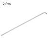 sourcing map 2pcs Hex Key Wrench 2mm S2 Steel L-Shape