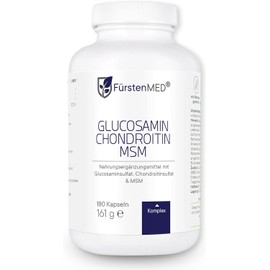 FürstenMED® Glucosamine + Chondroitin + MSM Capsules – High Dose Complex without Additives, from Germany