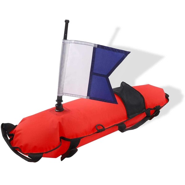 DAUERHAFT Surface Marker ,Outdoor Inflatable Float Scuba Diving Surface Marker