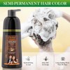 Instant Medium Brown Hair Shampoo 420ml - Semi-Permanent Brown Hair