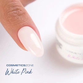 Cosmetics Zone Hypoallergenic UV/LED Builder Gel White Pink