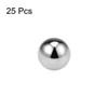 sourcing map Pack of 25 Precision Steel Balls 6 mm