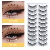 TARSHYRY 10 Pares de Extensiones de Pestañas Autoadhesivas, Pestañas Postizas