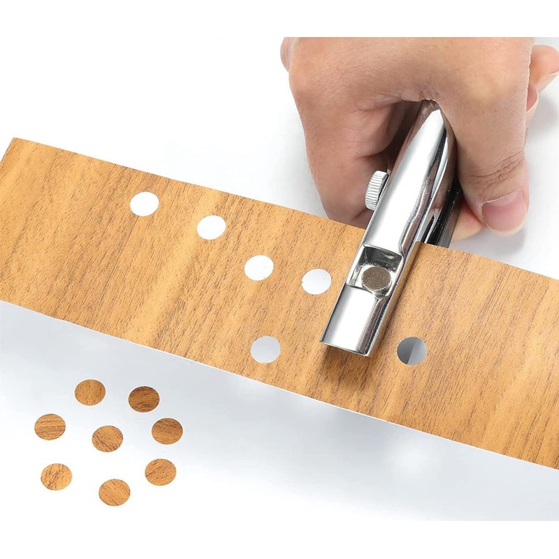 3/8" 10mm Punch, Single Hole Punch with Handle, Large Handheld