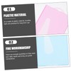 NUOBESTY 40pcs Anti-Magnetic Card Holders Id Badge Protectors Protective Sleeves