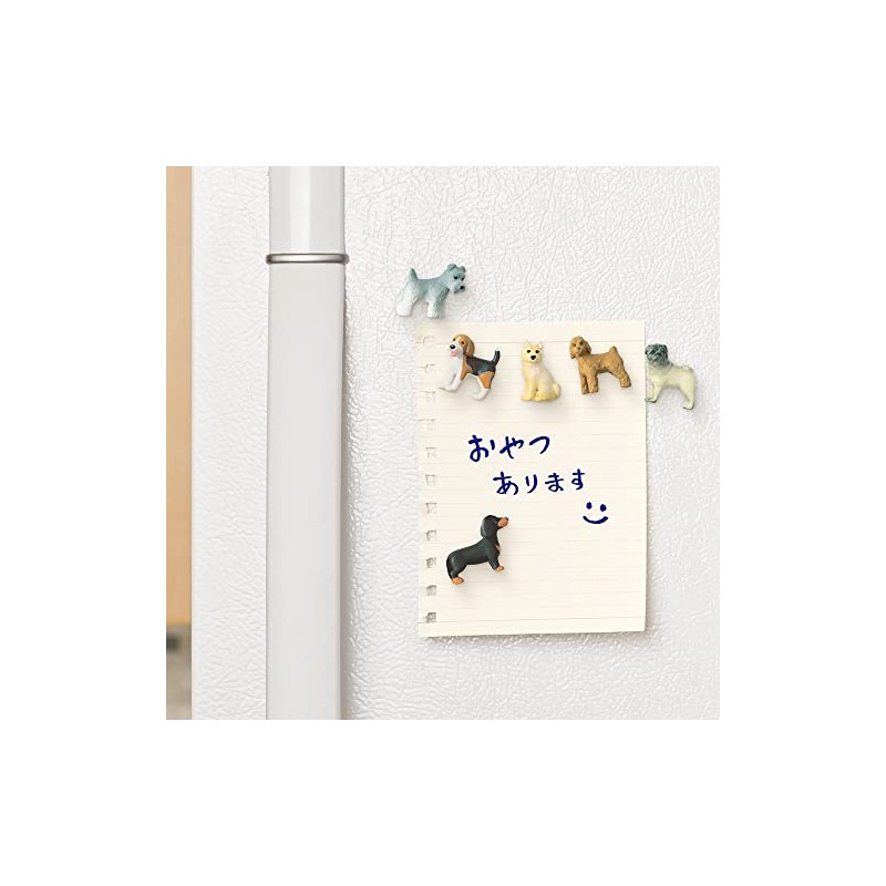DESIGNPHIL 49887006 Mini Magnets, Set of 6, Dog Pattern B