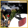 BULLSPANN Bicycle Reflector 2.7cm 1.06" ID Bicycle Warning Reflector Bicycle