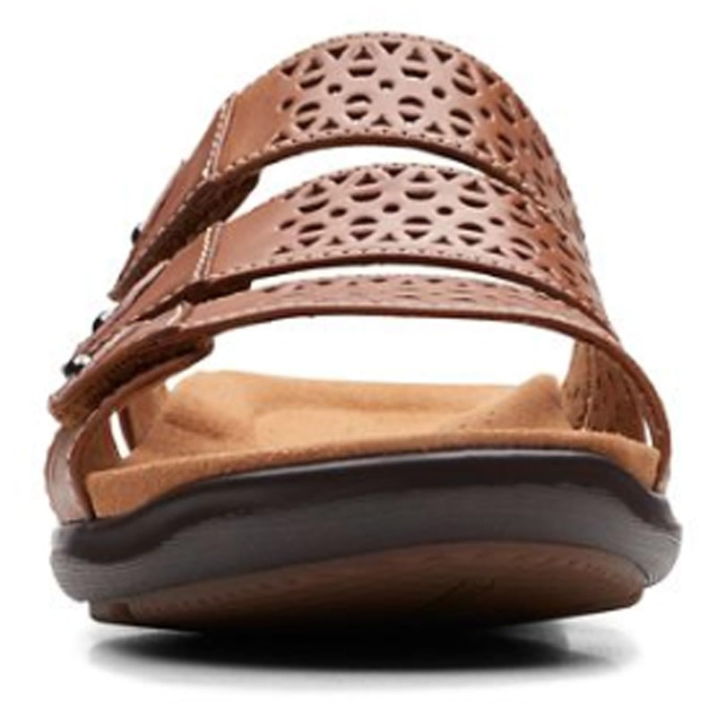 Clarks Kitly Walk Tan Leather 8 B (M)