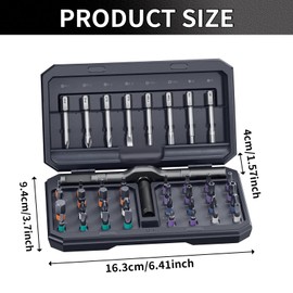 42 in 1 Magnetic Screwdriver Set,Professional Ratcheting Screwdriver Set with 40 Precision Bits, Magnetic Screwdriver Sets for Electronics, Furniture, Bikes & DIY - Multi Tool for Your Tool Box