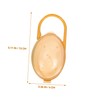 Vaguelly Pacifier Holder Case Multi Pacifier Storage Box Handle Travel-Friendly