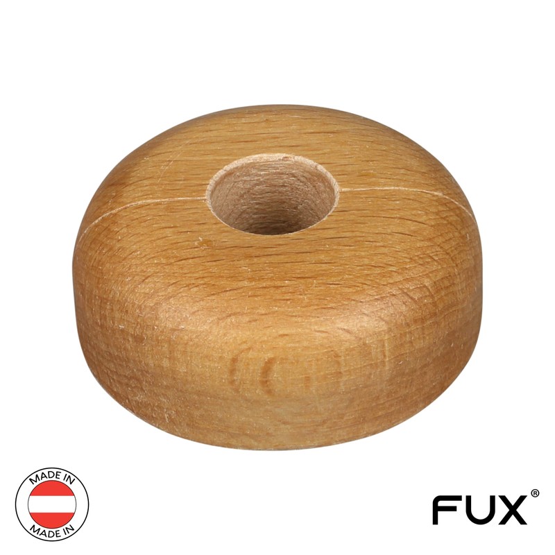 FUX Pack of 10 Single Heating Pipe Rosette, 15 mm