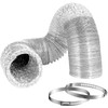 5 Inch Duct 5 Feet, Hon&Guan Flexible Dryer Vent Hose