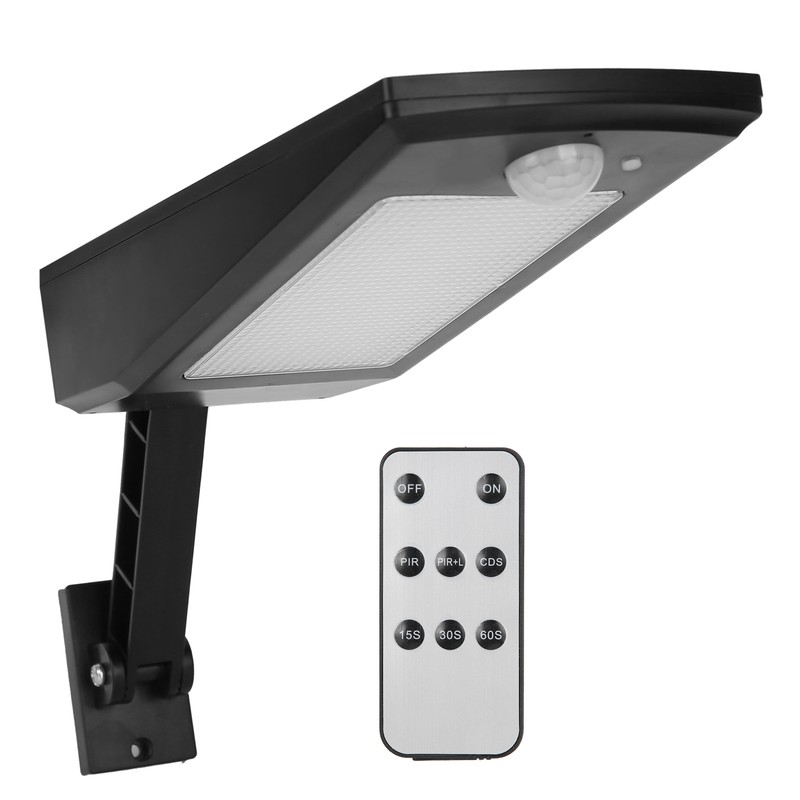 Solar Power Lamp Induction LED Wall Light with Remote Control