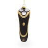 Modern Electric Shaver Blown Glass Christmas Ornament