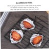 Ipetboom 4 Rolls Tinfoil Wrap High Temperature Resistant Aluminum Foil