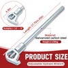 Tandefio 2 Pcs Fire Hydrant Wrench tool Heavy Duty Adjustable,