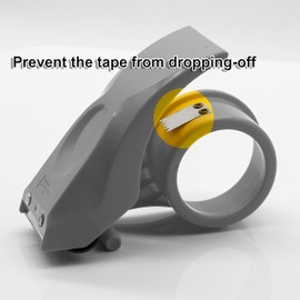 PROSUN Easy-Mount 2 Inch Tape Gun Dispenser Packing Packaging Sealing Cutter Orange Handheld Warehouse Tools