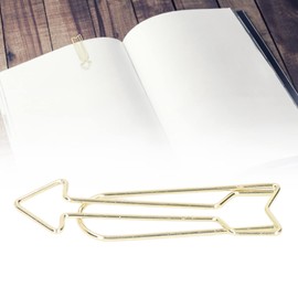 100 Clips de Papel, Clips de Metal con Forma de Flor, Clips de Papel con Punta de Flecha con Antienchapado, para Organizar Documentos y Papel de Dibujo para Oficina, Hogar y Uso