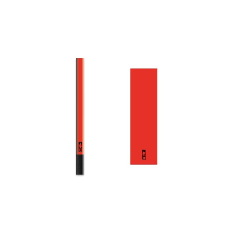 Bohning Solid Wraps Neon Red Small Arrow Wrap, 12pk