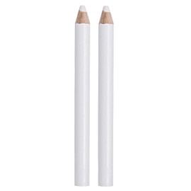 2 Pcs White Nail Whitening Pencils, Nail Whitening Pencil, Art Manicure Pen for DIY Dot Line Pattern, Rhinestones Picker, Gem Pick Up Tool Wax Pen Suitable for ladies girls Makeup Dressing