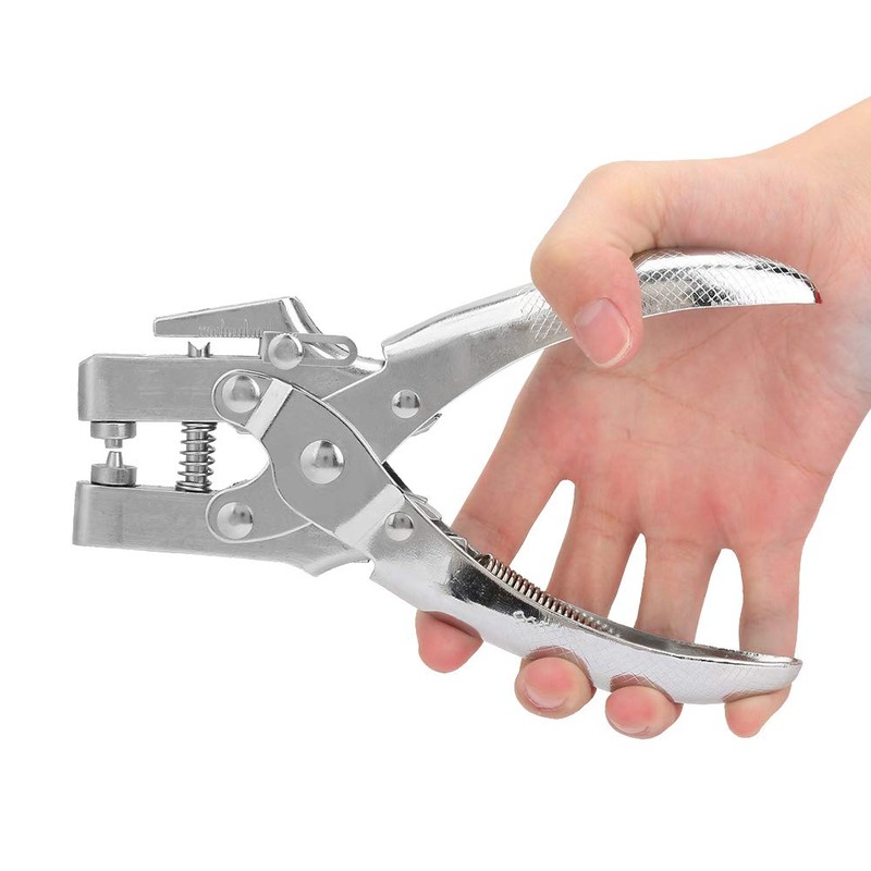 Leather Hole Punch Set Eyelet Pliers with 100 Pieces Eyelets