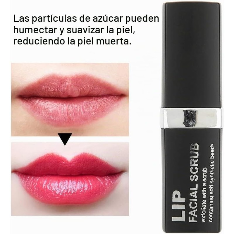 Exfoliante de Labios, Exfoliante de Labios, Lápiz Labial Nutritivo Exfoliante