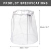 sourcing map Mesh Laundry Bags, 15.7"x19.7" Baskets Mesh Bags with