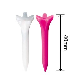 DAIYA GOLF TE-433 Golf Tee, Repro Tee, Short, Unisex, Right-Handed, White