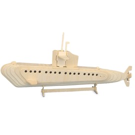 Quay Submarine Woodcraft Construction Kit FSC