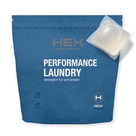 HEX Performance Laundry Detergent, Fresh & Clean, 100 Loads (Pack of 2) - Designed for Activewear, Eco-Friendly, Concentrated Formula