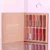 ErshiQi 12Pcs Lip gloss Collection Makeup Set, Shiny Smooth Soft